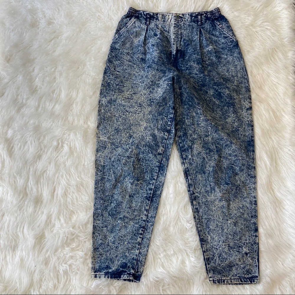 Vtg Levi’s Size 14 Acid Washed High Waisted Jeans